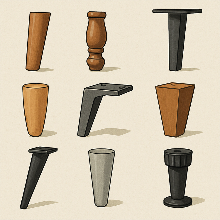 Plastik ayak mobilya ayağı mobilya aksesuarı